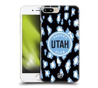 Head Case Designs Officially Licensed NHL Leopard Pattern Utah Mammoth Hard Back Case Compatible With Apple iPhone 7 Plus/iPhone 8 Plus