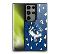Head Case Designs Officially Licensed NHL Leopard Pattern Vancouver Canucks Gel Armour Case [Military Grade Protection] Compatible With Samsung Galaxy S24 Ultra 5G