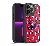 Head Case Designs Officially Licensed NHL Leopard Pattern Washington Capitals Gel Armour Case [Military Grade Protection] Compatible With Apple iPhone 14 Pro