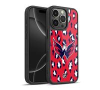 Head Case Designs Officially Licensed NHL Leopard Pattern Washington Capitals Gel Armour Case [Military Grade Protection] Compatible With Apple iPhone 16 Pro