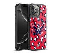 Head Case Designs Officially Licensed NHL Leopard Pattern Washington Capitals Gel Armour Case [Military Grade Protection] Compatible With Apple iPhone 16 Pro Max