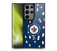 Head Case Designs Officially Licensed NHL Leopard Pattern Winnipeg Jets Gel Armour Case [Military Grade Protection] Compatible With Samsung Galaxy S24 Ultra 5G