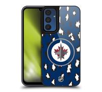 Head Case Designs Officially Licensed NHL Leopard Pattern Winnipeg Jets Gel Armour Case [Military Grade Protection] Compatible With Samsung Galaxy A15