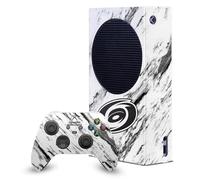 Head Case Designs Officially Licensed NHL Marble Carolina Hurricanes Game Console Wrap and Game Controller Skin Bundle Compatible With Xbox Series S Console & Controller Bundle