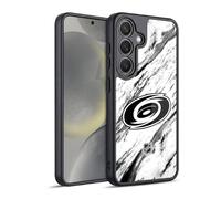 Head Case Designs Officially Licensed NHL Marble Carolina Hurricanes Gel Armour Case [Military Grade Protection] Compatible With Samsung Galaxy S24 5G