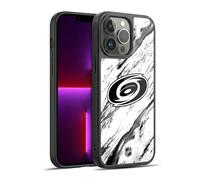 Head Case Designs Officially Licensed NHL Marble Carolina Hurricanes Gel Armour Case [Military Grade Protection] Compatible With Apple iPhone 13 Pro Max