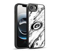Head Case Designs Officially Licensed NHL Marble Carolina Hurricanes Gel Armour Case [Military Grade Protection] Compatible With Apple iPhone 16e / iPhone 17e