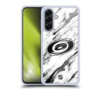 Head Case Designs Officially Licensed NHL Marble Carolina Hurricanes Gel Case [Military Grade Protection] Compatible With Samsung Galaxy A56 5G