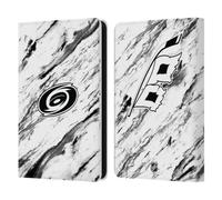 Head Case Designs Officially Licensed NHL Marble Carolina Hurricanes Leather Wallet Case Compatible With Amazon Kindle 11th Gen 6in 2022