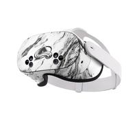 Head Case Designs Officially Licensed NHL Marble Colorado Avalanche Vinyl Sticker Skin Decal Cover Compatible With Meta Quest 3S