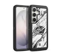 Head Case Designs Officially Licensed NHL Marble Columbus Blue Jackets Ultra-Armoured Shockproof Case [Military Grade Protection] Compatible With Samsung Galaxy S26