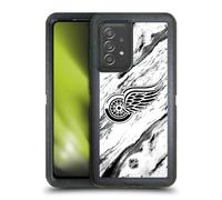 Head Case Designs Officially Licensed NHL Marble Detroit Red Wings Ultra-Armoured Shockproof Case Compatible With Galaxy A52 / A52s / 5G (2021)
