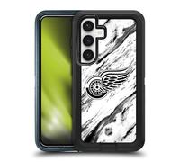 Head Case Designs Officially Licensed NHL Marble Detroit Red Wings Ultra-Armoured Shockproof Case Compatible With Samsung Galaxy S24 5G