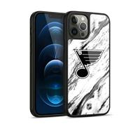 Head Case Designs Officially Licensed NHL Marble St Louis Blues Gel Armour Case [Military Grade Protection] Compatible With Apple iPhone 12 Pro Max