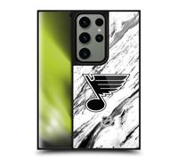 Head Case Designs Officially Licensed NHL Marble St Louis Blues Gel Armour Case [Military Grade Protection] Compatible With Samsung Galaxy S24 Ultra 5G