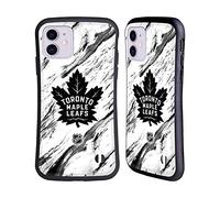 Head Case Designs Officially Licensed NHL Marble Toronto Maple Leafs Hybrid Case Compatible With Apple iPhone 11