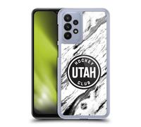 Head Case Designs Officially Licensed NHL Marble Utah Mammoth Hard Back Case Compatible With Samsung Galaxy A23 / 5G (2022)
