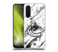 Head Case Designs Officially Licensed NHL Marble Vancouver Canucks Gel Case [Military Grade Protection] Compatible With Samsung Galaxy A26 5G