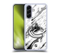Head Case Designs Officially Licensed NHL Marble Vancouver Canucks Gel Case [Military Grade Protection] Compatible With Samsung Galaxy A56 5G