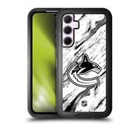 Head Case Designs Officially Licensed NHL Marble Vancouver Canucks Ultra-Armoured Shockproof Case [Military Grade Protection] Compatible With Samsung Galaxy A35 5G
