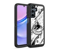 Head Case Designs Officially Licensed NHL Marble Vancouver Canucks Ultra-Armoured Shockproof Case [Military Grade Protection] Compatible With Samsung Galaxy A15