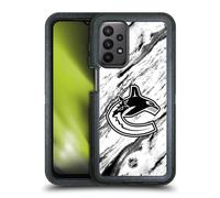 Head Case Designs Officially Licensed NHL Marble Vancouver Canucks Ultra-Armoured Shockproof Case [Military Grade Protection] Compatible With Samsung Galaxy A23 / 5G (2022)