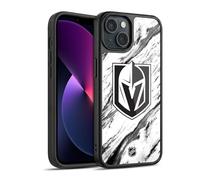 Head Case Designs Officially Licensed NHL Marble Vegas Golden Knights Gel Armour Case [Military Grade Protection] Compatible With Apple iPhone 13