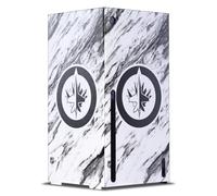 Head Case Designs Officially Licensed NHL Marble Winnipeg Jets Game Console Wrap Case Cover Compatible With Xbox Series X