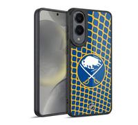 Head Case Designs Officially Licensed NHL Net Pattern Buffalo Sabres Gel Armour Case [Military Grade Protection] Compatible With Samsung Galaxy S25 Edge