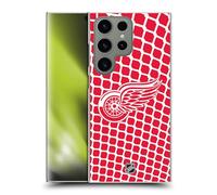 Head Case Designs Officially Licensed NHL Net Pattern Detroit Red Wings Hard Back Case Compatible With Samsung Galaxy S24 Ultra 5G