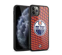 Head Case Designs Officially Licensed NHL Net Pattern Edmonton Oilers Gel Armour Case [Military Grade Protection] Compatible With Apple iPhone 11 Pro Max