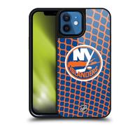 Head Case Designs Officially Licensed NHL Net Pattern New York Islanders Gel Armour Case [Military Grade Protection] Compatible With Apple iPhone 12 / iPhone 12 Pro