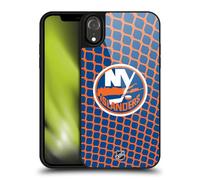 Head Case Designs Officially Licensed NHL Net Pattern New York Islanders Gel Armour Case [Military Grade Protection] Compatible With Apple iPhone XR