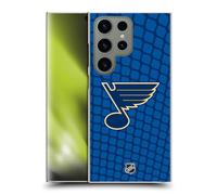 Head Case Designs Officially Licensed NHL Net Pattern St Louis Blues Hard Back Case Compatible With Samsung Galaxy S24 Ultra 5G