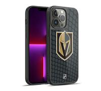 Head Case Designs Officially Licensed NHL Net Pattern Vegas Golden Knights Gel Armour Case [Military Grade Protection] Compatible With Apple iPhone 13 Pro Max
