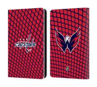 Head Case Designs Officially Licensed NHL Net Pattern Washington Capitals Leather Wallet Case Compatible With Amazon Kindle 11th Gen 6in 2022