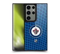 Head Case Designs Officially Licensed NHL Net Pattern Winnipeg Jets Gel Armour Case [Military Grade Protection] Compatible With Samsung Galaxy S24 Ultra 5G