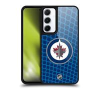 Head Case Designs Officially Licensed NHL Net Pattern Winnipeg Jets Gel Armour Case [Military Grade Protection] Compatible With Samsung Galaxy A55 5G