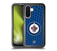 Head Case Designs Officially Licensed NHL Net Pattern Winnipeg Jets Ultra-Armoured Shockproof Case [Military Grade Protection] Compatible With Samsung Galaxy A26 5G