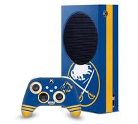 Head Case Designs Officially Licensed NHL Oversized Buffalo Sabres Game Console Wrap and Game Controller Skin Bundle Compatible With Xbox Series S Console & Controller Bundle