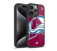 Head Case Designs Officially Licensed NHL Oversized Colorado Avalanche Gel Armour Case [Military Grade Protection] Compatible With Apple iPhone 15 Pro