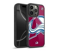Head Case Designs Officially Licensed NHL Oversized Colorado Avalanche Gel Armour Case [Military Grade Protection] Compatible With Apple iPhone 16 Pro