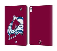 Head Case Designs Officially Licensed NHL Oversized Colorado Avalanche Leather Wallet Case Compatible With Apple iPad Air 13 2024/2025