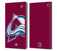 Head Case Designs Officially Licensed NHL Oversized Colorado Avalanche Leather Wallet Case Compatible With Amazon Fire Max 11 2023