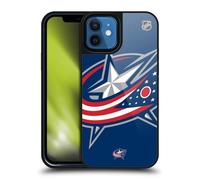 Head Case Designs Officially Licensed NHL Oversized Columbus Blue Jackets Gel Armour Case [Military Grade Protection] Compatible With Apple iPhone 12 / iPhone 12 Pro