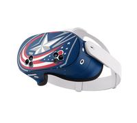 Head Case Designs Officially Licensed NHL Oversized Columbus Blue Jackets Vinyl Sticker Skin Decal Cover Compatible With Meta Quest 3S