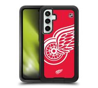 Head Case Designs Officially Licensed NHL Oversized Detroit Red Wings Ultra-Armoured Shockproof Case Compatible With Samsung Galaxy S23 FE 5G