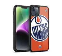 Head Case Designs Officially Licensed NHL Oversized Edmonton Oilers Gel Armour Case [Military Grade Protection] Compatible With Apple iPhone 14 Plus