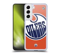 Head Case Designs Officially Licensed NHL Oversized Edmonton Oilers Hard Back Case Compatible With Samsung Galaxy S22 5G