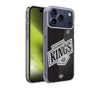 Head Case Designs Officially Licensed NHL Oversized Los Angeles Kings Gel Case [Military Grade Protection] Compatible With Apple iPhone 17 Pro Max